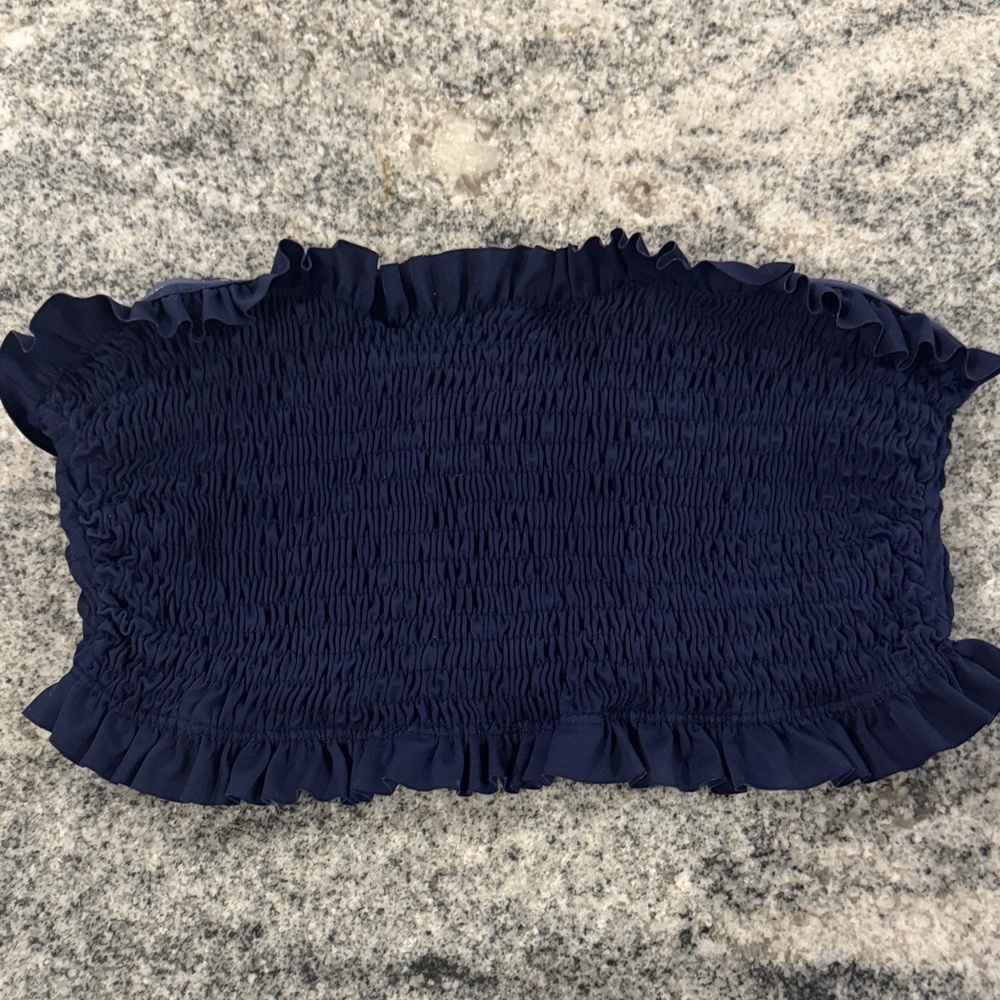 Hill House Home Navy Blue Bikini Top